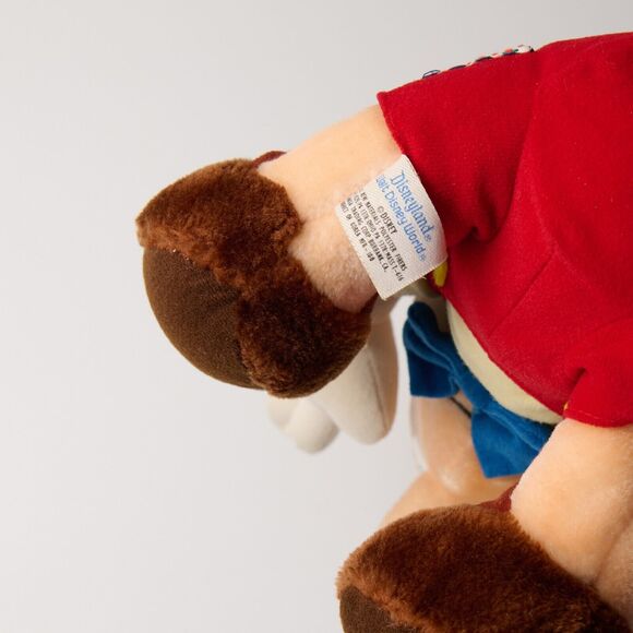 Vintage 1980s Walt Disney World Disneyland Pinocchio Plush Doll 10" Sitting Pose - Picture 8 of 10